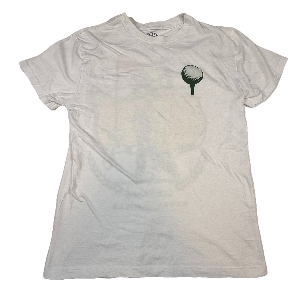 Call Your Mother Beverly Hills Golf Club T-Shirt White Men's Medium Short Sleeve